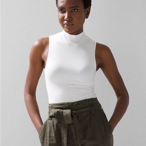 Banana Republic Ribbed Mock Neck Bodysuit